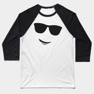 Smiling Face With Sunglasses emoji Baseball T-Shirt